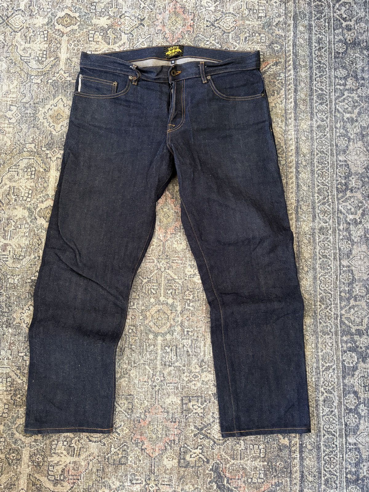Brave Star Selvage Brave Star Selvage Raw Selvedge Jeans — Indigo / W36 x L28 Size US 36 / EU 52 - 1 Thumbnail