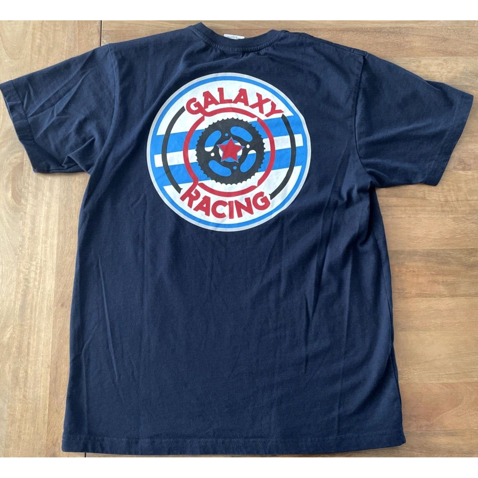 Billionaire Boys Club BBC Ice Cream Galaxy Racing Navy Blue Crewneck Shirt L Mens Short Sleeve 90s Streetwear Car City Vintage: No Size US L / EU 52-54 / 3 - 2 Thumbnail