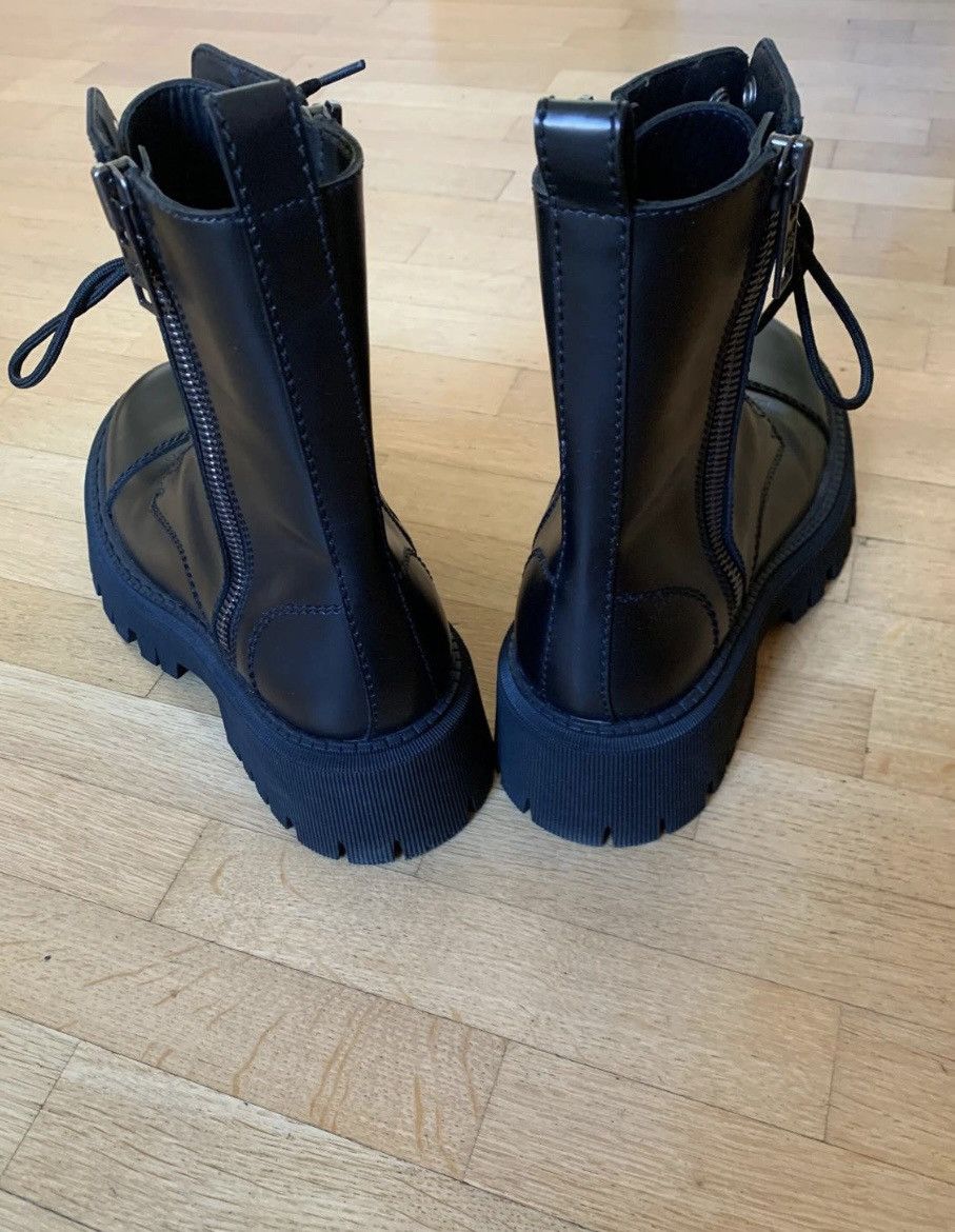 Balenciaga Balenciaga Leather Biker Boots Size US 7 / EU 40 - 3 Thumbnail