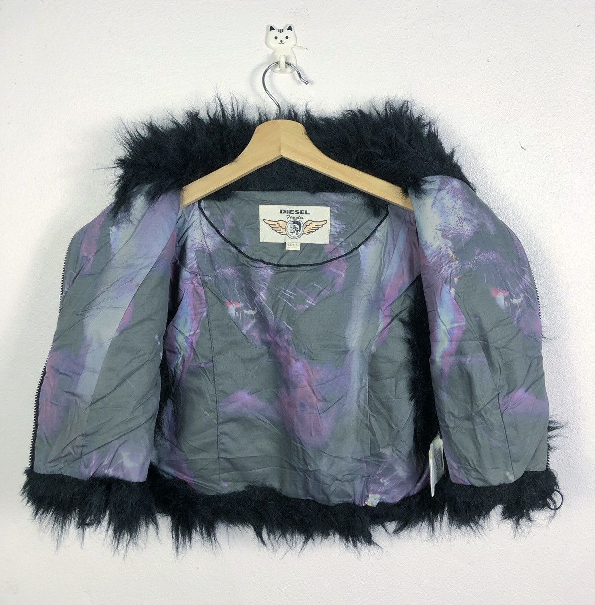 Diesel Rare Diesel Female Faux Fur Vest Made in Italy Size S / US 4 / IT 40 - 10 Thumbnail
