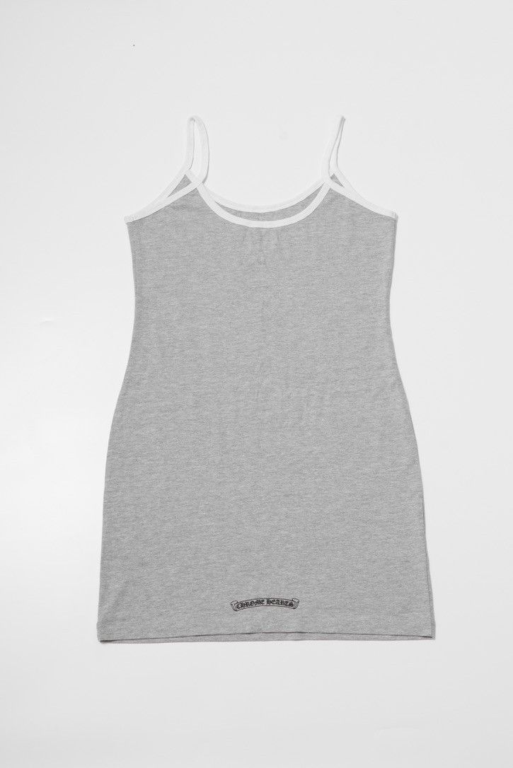 Chrome Hearts Chrome Hearts Gray Horseshoe Logo Mini Dress Size L / US 10 / IT 46 - 3 Thumbnail