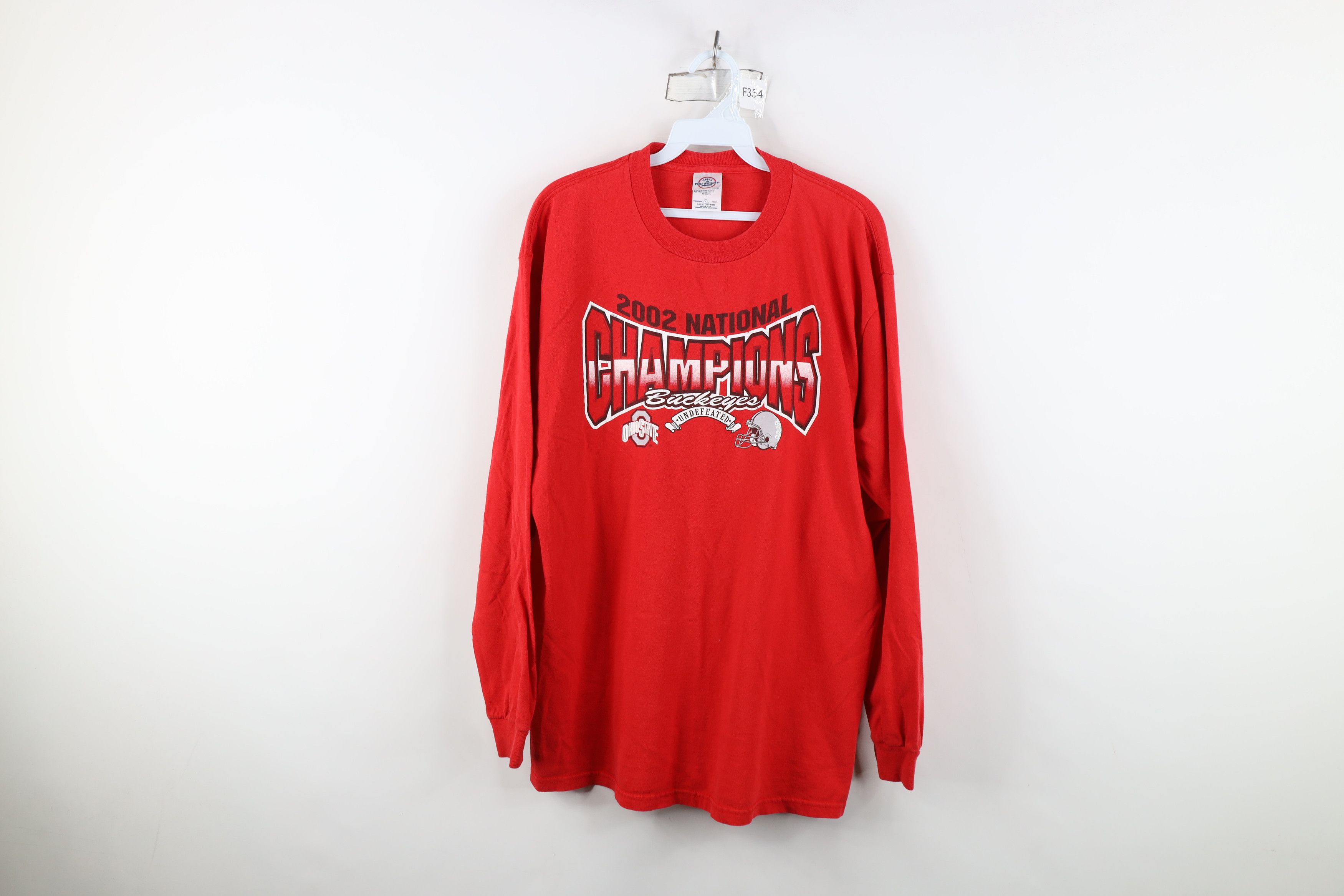 Vintage Vintage Y2K Champs Ohio State University Football T-Shirt Size US L / EU 52-54 / 3 - 1 Thumbnail