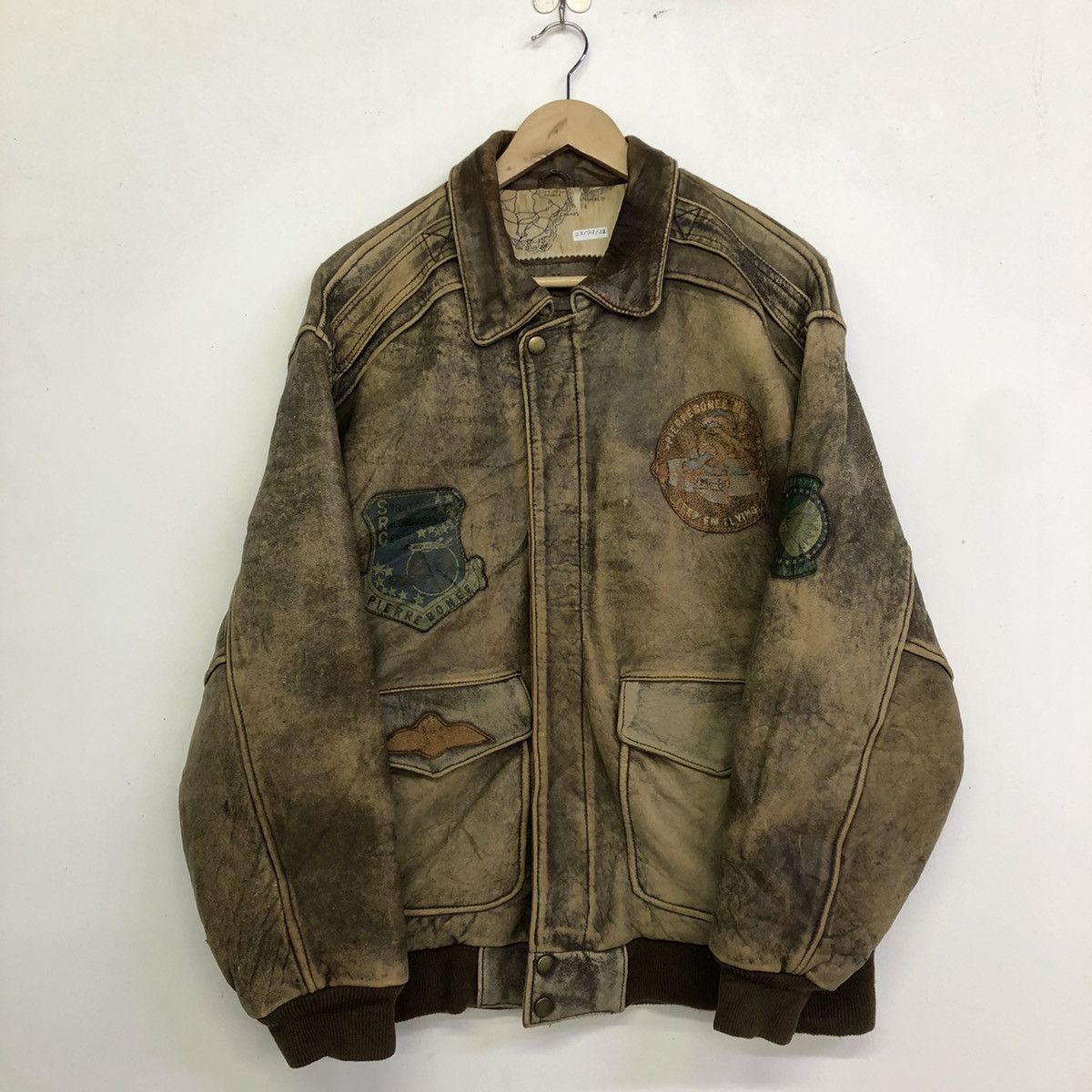 Japanese Brand SUB Urban Tokyo Leather Military Style Patches Jacket Size US L / EU 52-54 / 3 - 10 Thumbnail