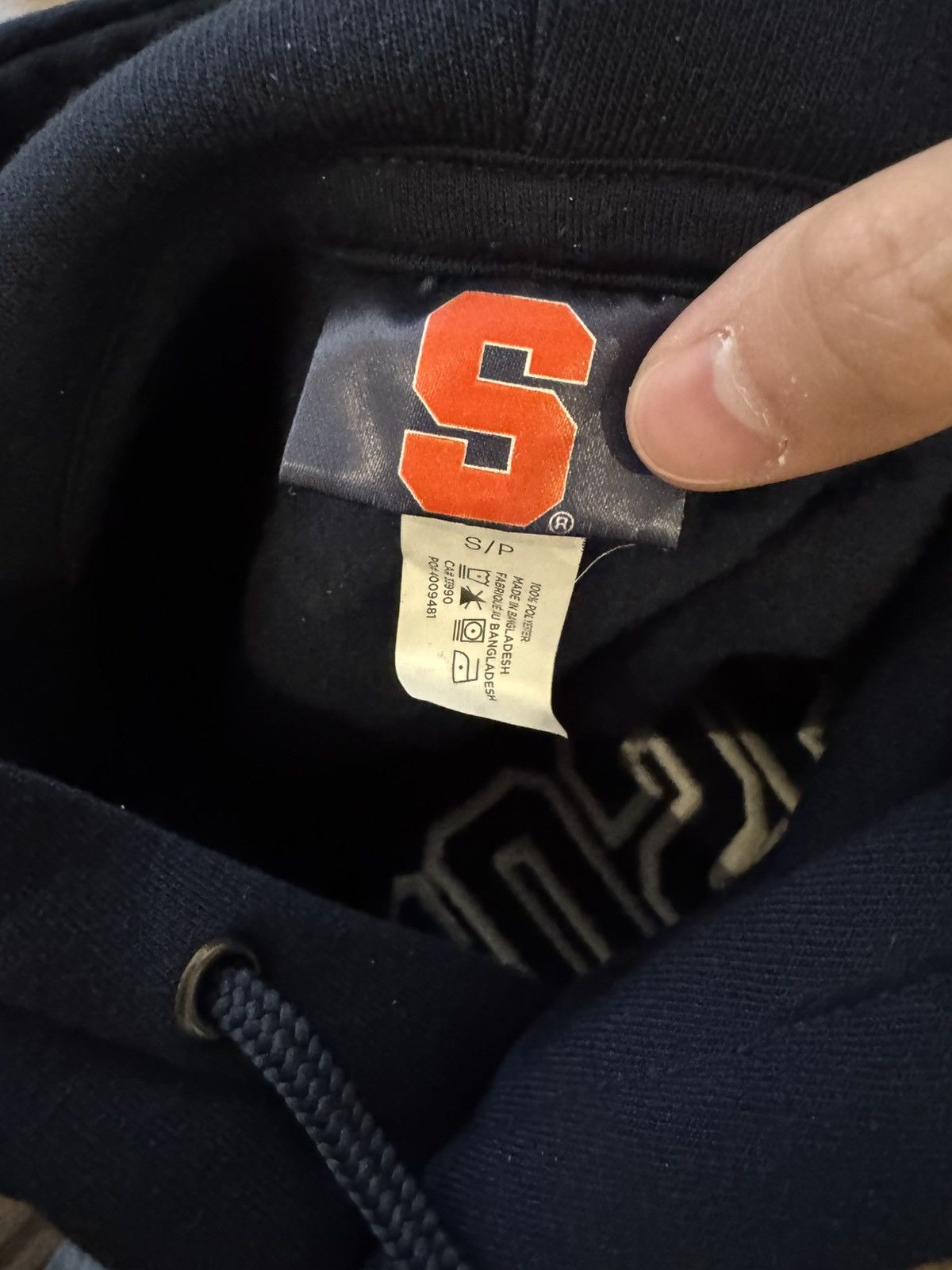 Vintage VINTAGE SYRACUSE ORANGE HOODIE Size US S / EU 44-46 / 1 - 2 Thumbnail