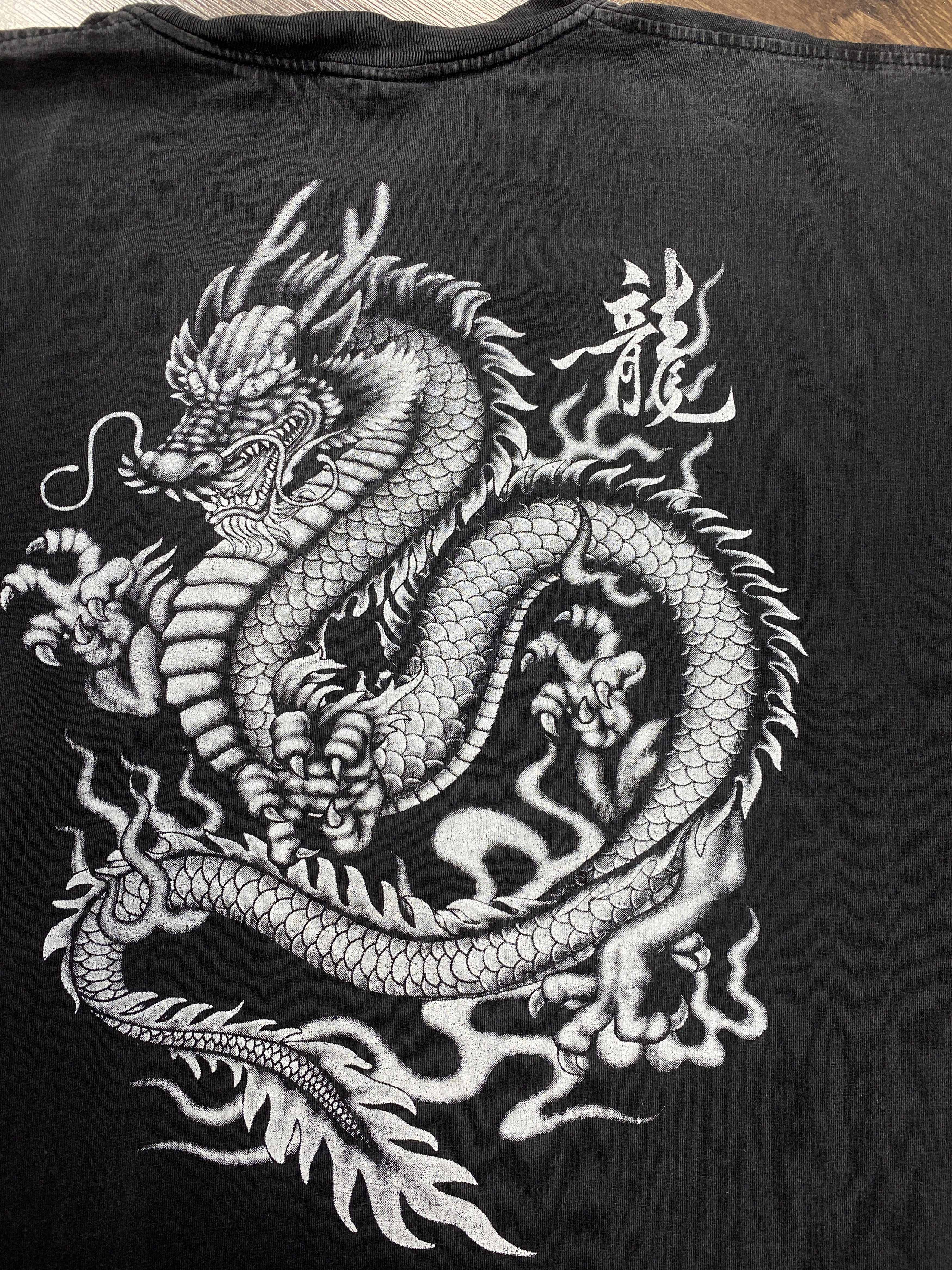 Japanese Brand × Vintage Vintage Japanese style dragon print t-shirt Size US XL / EU 56 / 4 - 9 Thumbnail