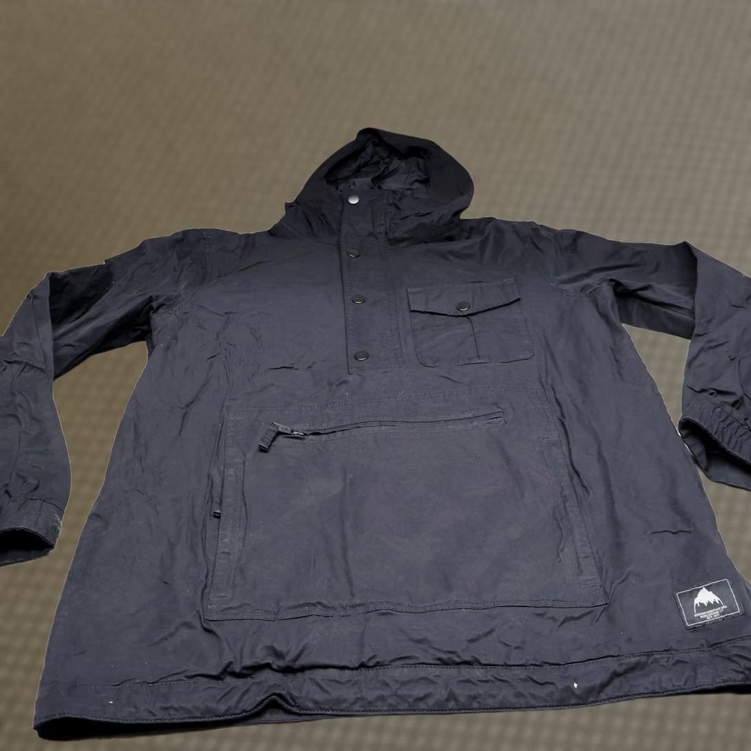 Burton VINTAGE Burton Heritage Jacket Mens Large Black Pullover Anorak Ski Snow Side Zip 2L Size US L / EU 52-54 / 3 - 1 Thumbnail