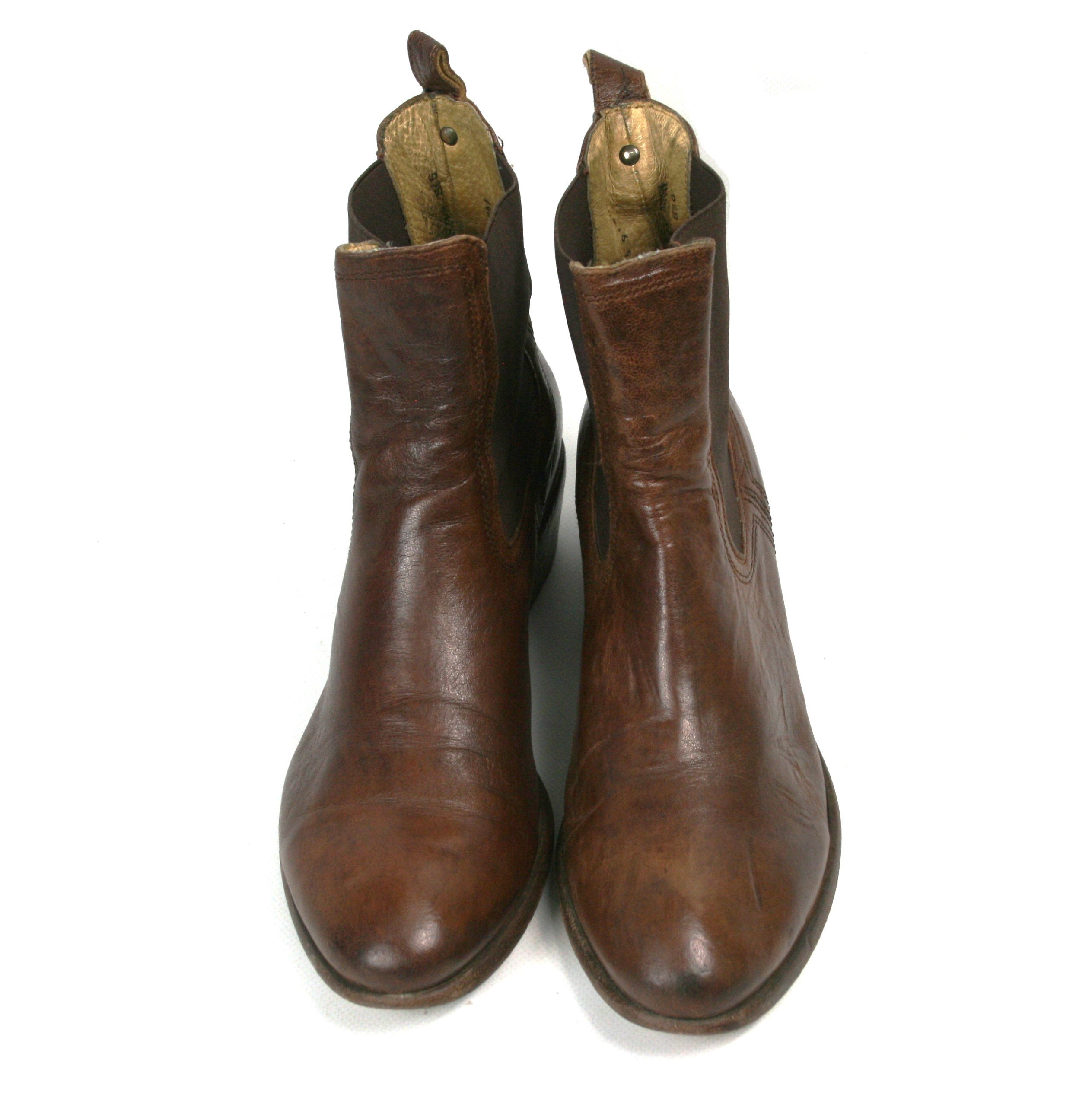 Frye Carson Leather Ankle Cowboy Boots Size US 9.5 / IT 39.5 - 7 Thumbnail