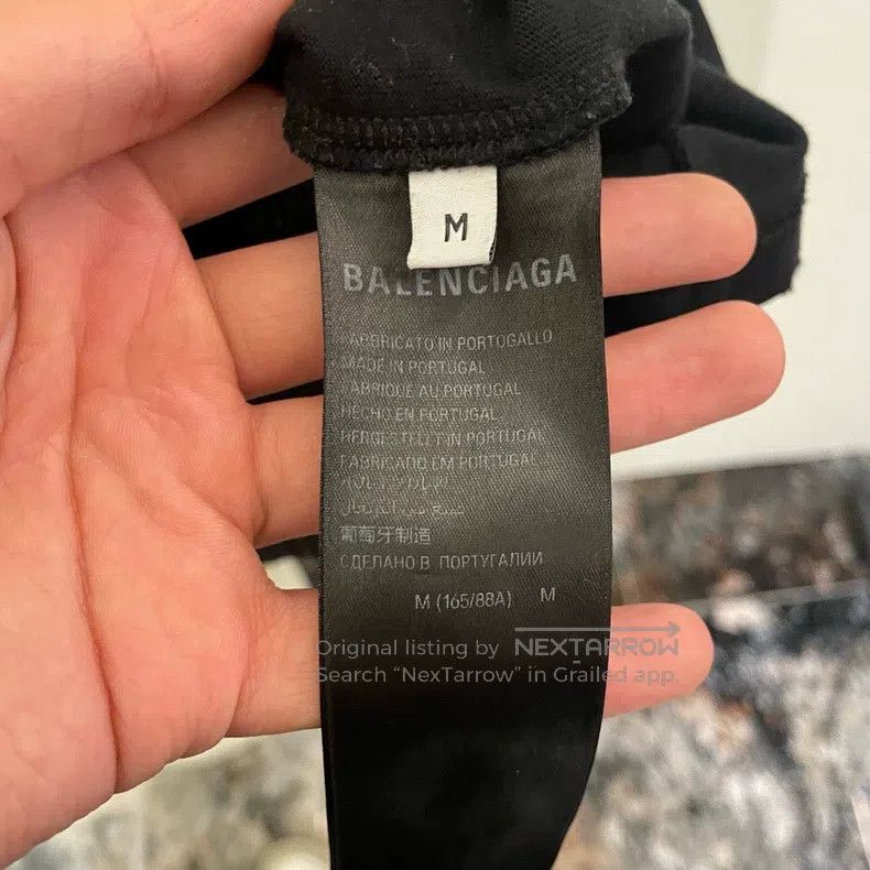Balenciaga Balenciaga Letter Splatter Short Sleeve M Size Size US M / EU 48-50 / 2 - 4 Thumbnail