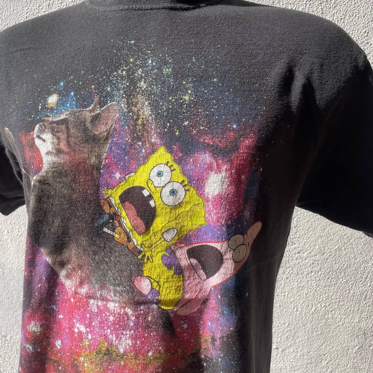 Nickelodeon SPONGEBOB PATRICK SPACE CAT TSHIRT Size US M / EU 48-50 / 2 - 2 Thumbnail