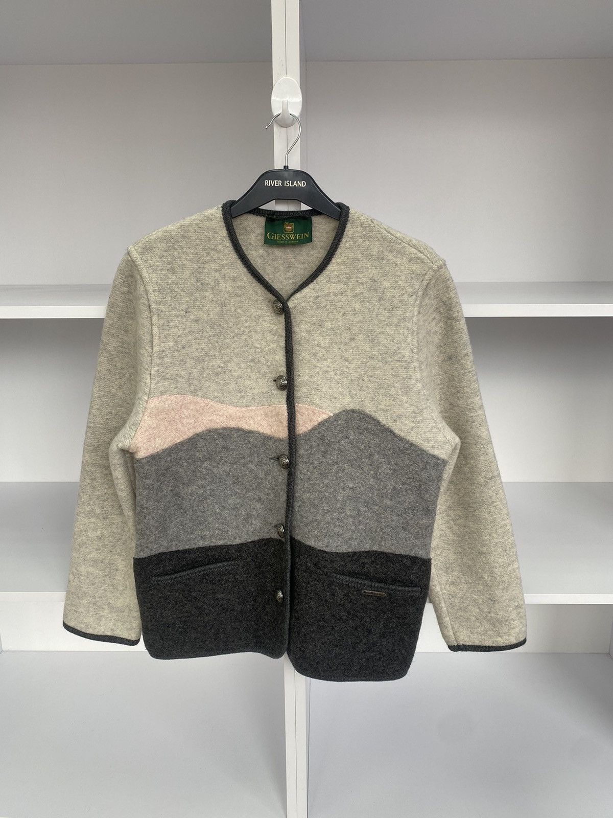 Designer × GIESSWEIN × Vintage Vintage GIESSWEIN WOOL SWEATER Womens Austria Cardigan Size XS / US 0-2 / IT 36-38 - 4 Thumbnail