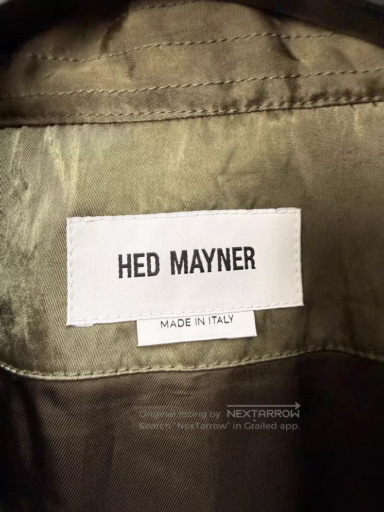 Hed Mayner Hed Mayner Metallic nylon stand collar jacket| Size US XXS / EU 40 - 5 Thumbnail