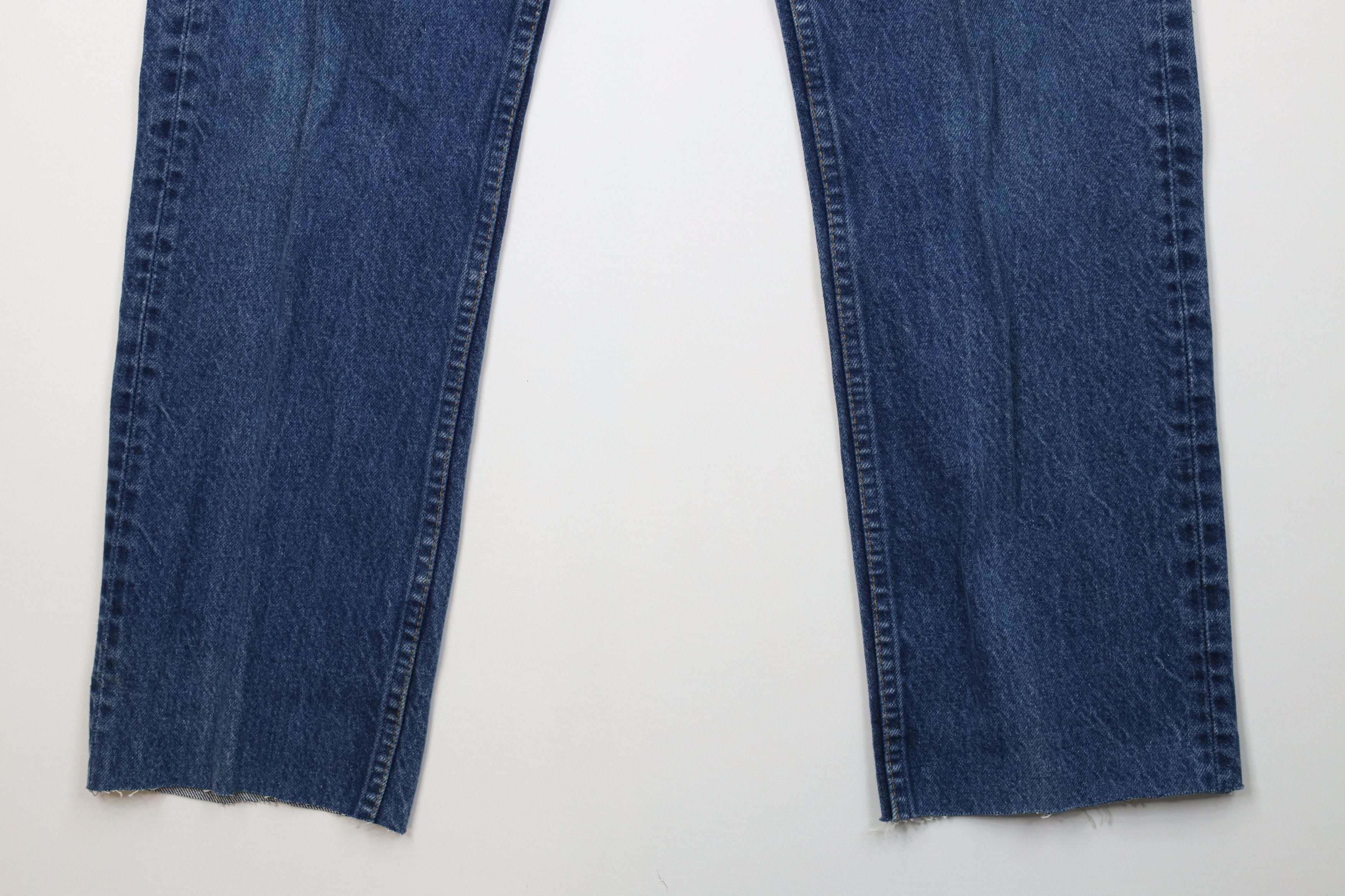 Levi's Vintage 80s Levis 505xx Regular Straight Leg Jeans Blue USA Size US 34 / EU 50 - 5 Thumbnail