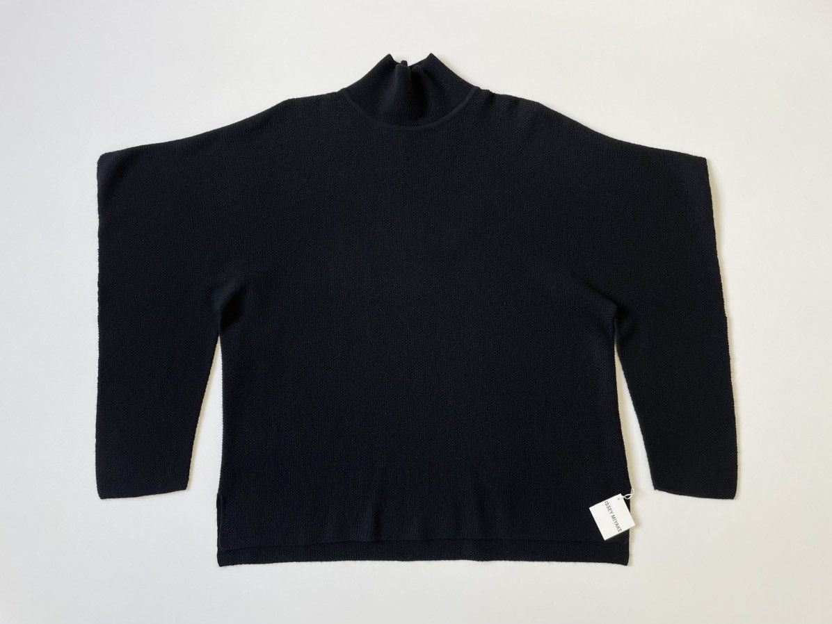 Issey Miyake Black Wool ‘Angular Arms’ Sweater Size US M / EU 48-50 / 2 - 18 Thumbnail