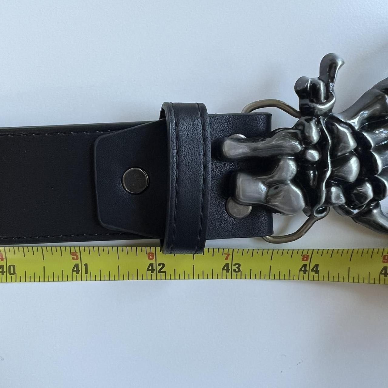 Other y2k 2000s vintage style skeleton grunge goth emo black belt Size ONE SIZE - 8 Thumbnail