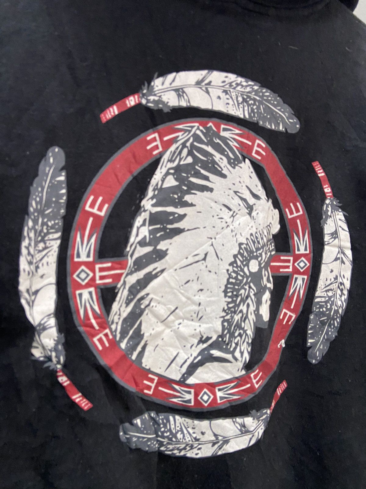 Native OBLO AMERICAN NATIVE LOGO BLACK HOODIE Size US M / EU 48-50 / 2 - 3 Thumbnail
