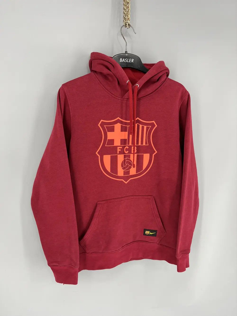 Nike × Vintage Vintage Nike FCB Barcelona Big Logo Y2k Hoodie Size US M / EU 48-50 / 2 - 1 Thumbnail