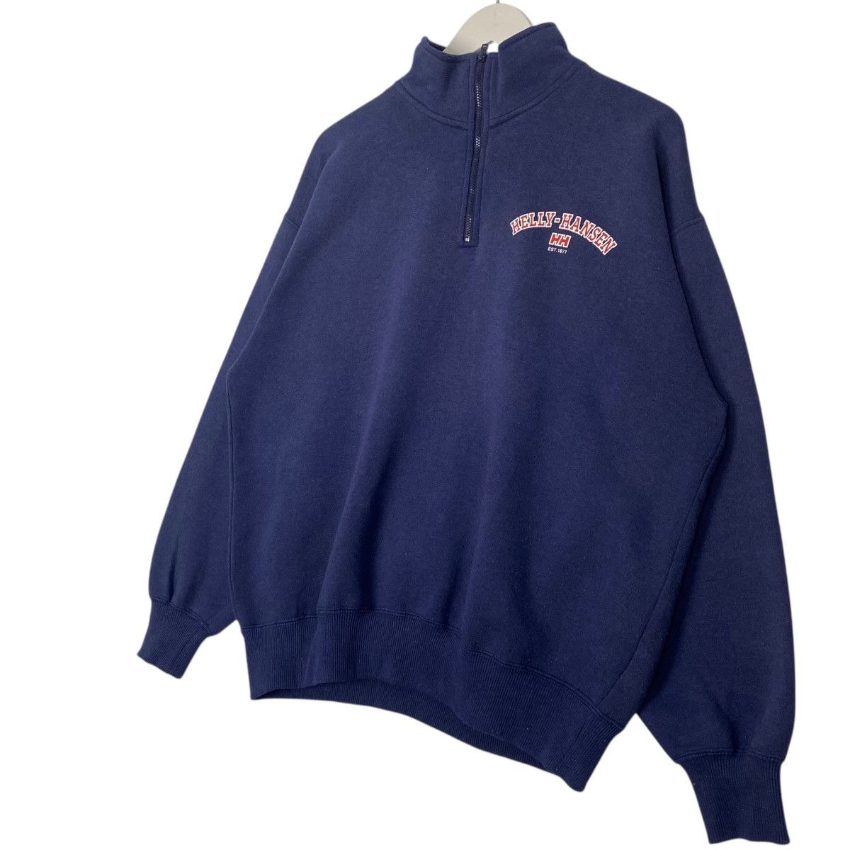 Vintage Vintage Helly Hansen Printed Crewneck Sweatshirt Blue Size L Size US L / EU 52-54 / 3 - 2 Thumbnail