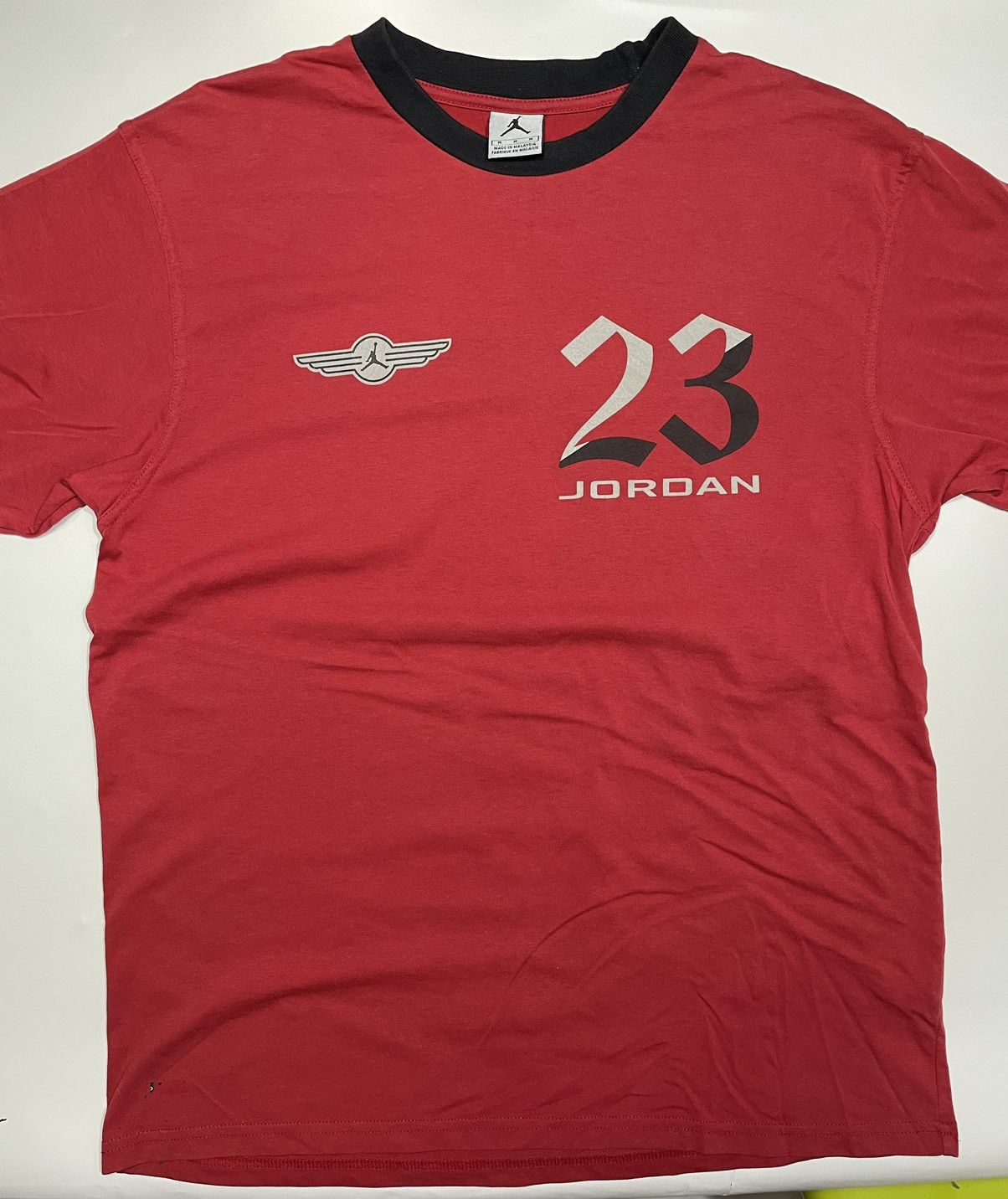 Jordan Brand Vintage Rare Ringer Nike Air Jordan 23 Made In Malaysia Size US M / EU 48-50 / 2 - 2 Thumbnail