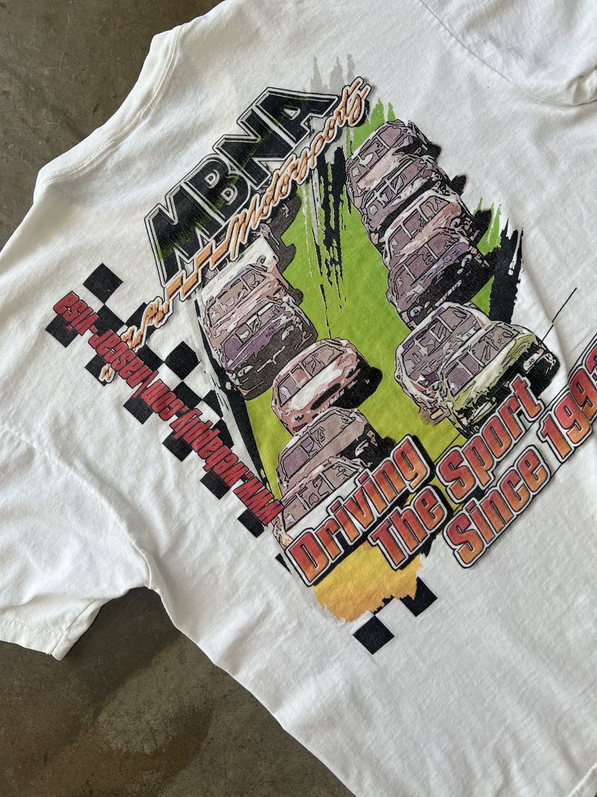 NASCAR × Vintage Vintage NASCAR 1993 MBNA Racing Tee Sz. XL Size US XL / EU 56 / 4 - 1 Thumbnail