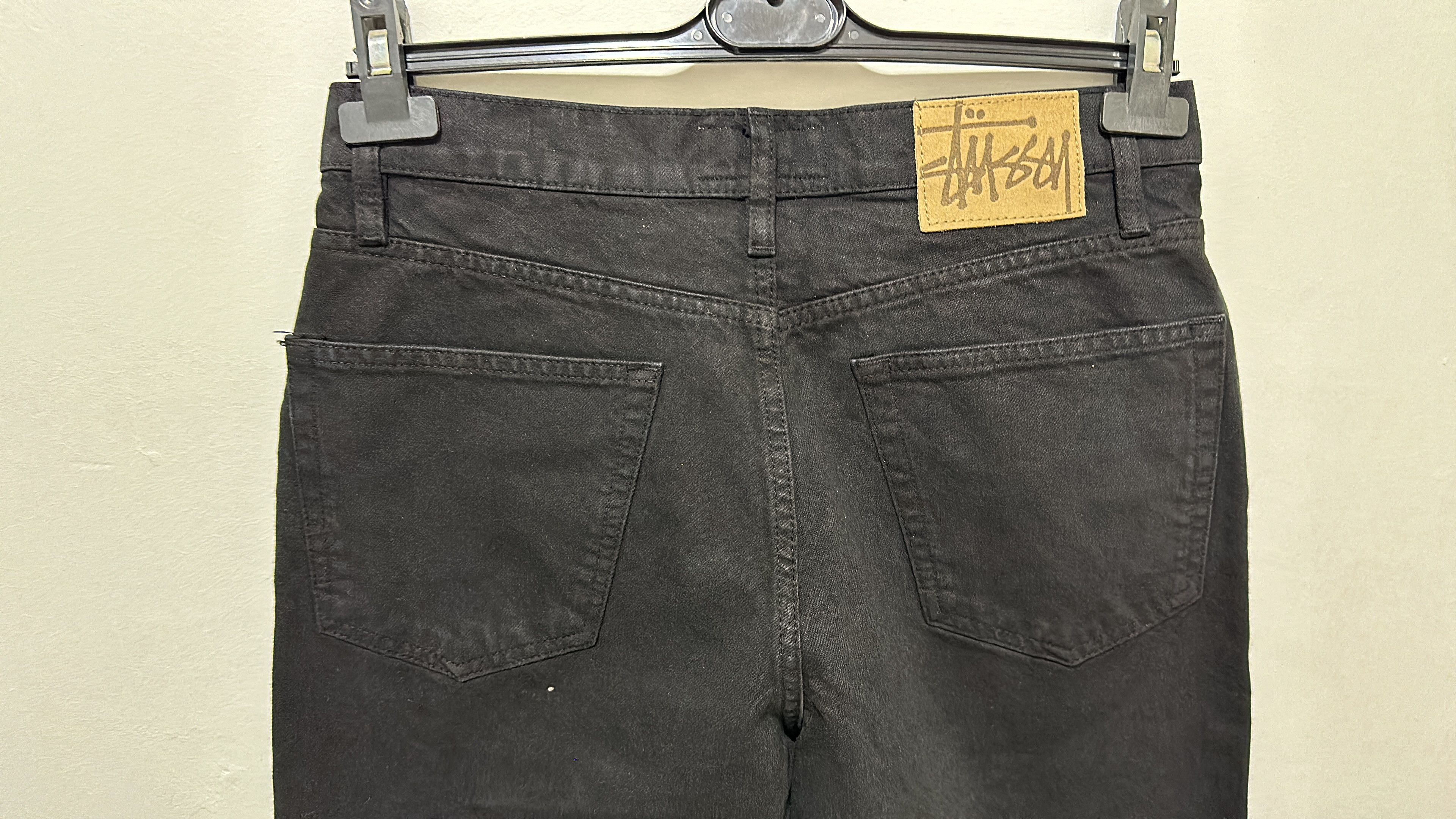 Stussy Stussy Swirl logo Big Ol Jean Denim Black Size 28 Size US 28 / EU 44 - 5 Thumbnail