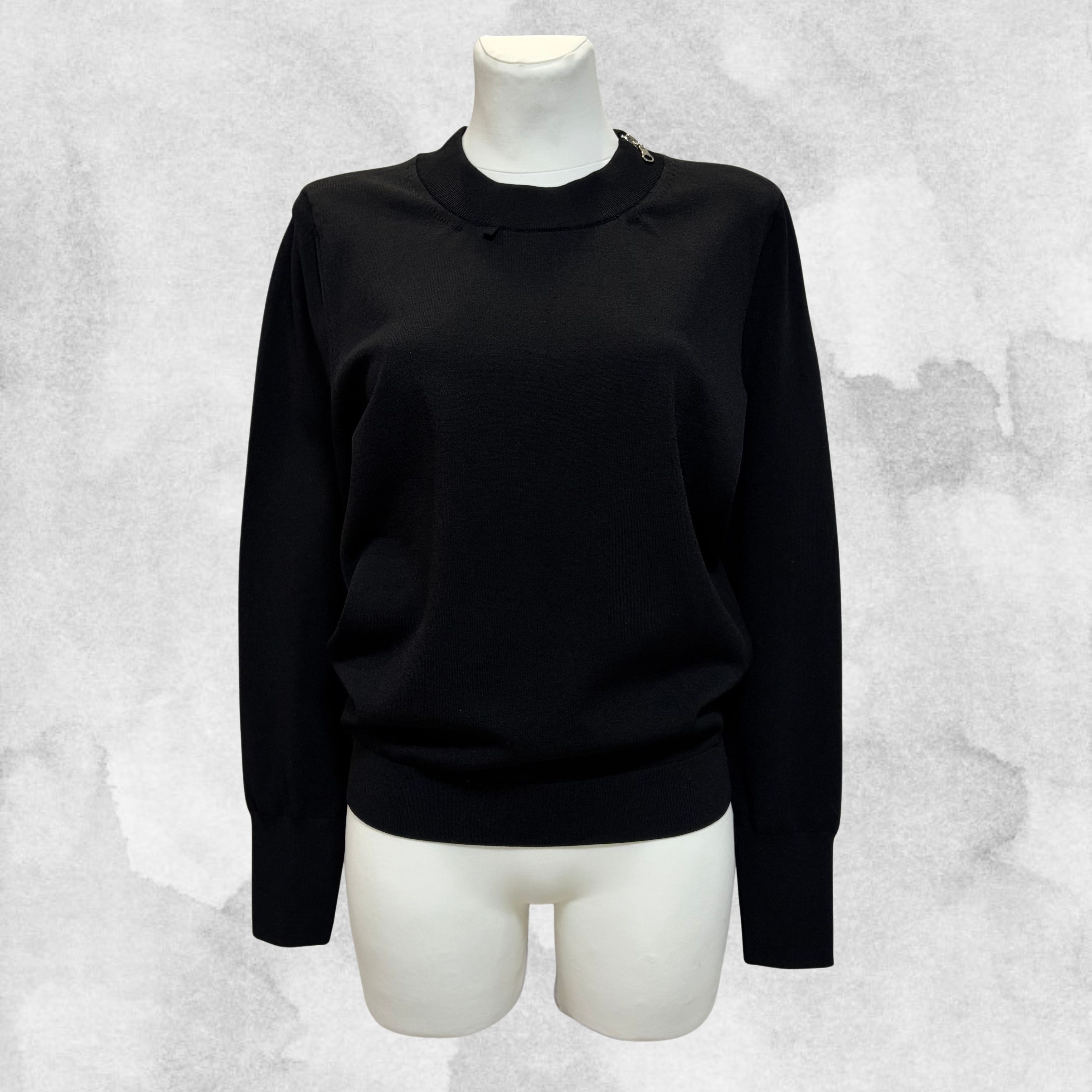 Louis Vuitton LOUIS VUITTON Uniforms Sweater Viscose Zipper Detail Knit Size XL / US 12-14 / IT 48-50 - 1 Thumbnail