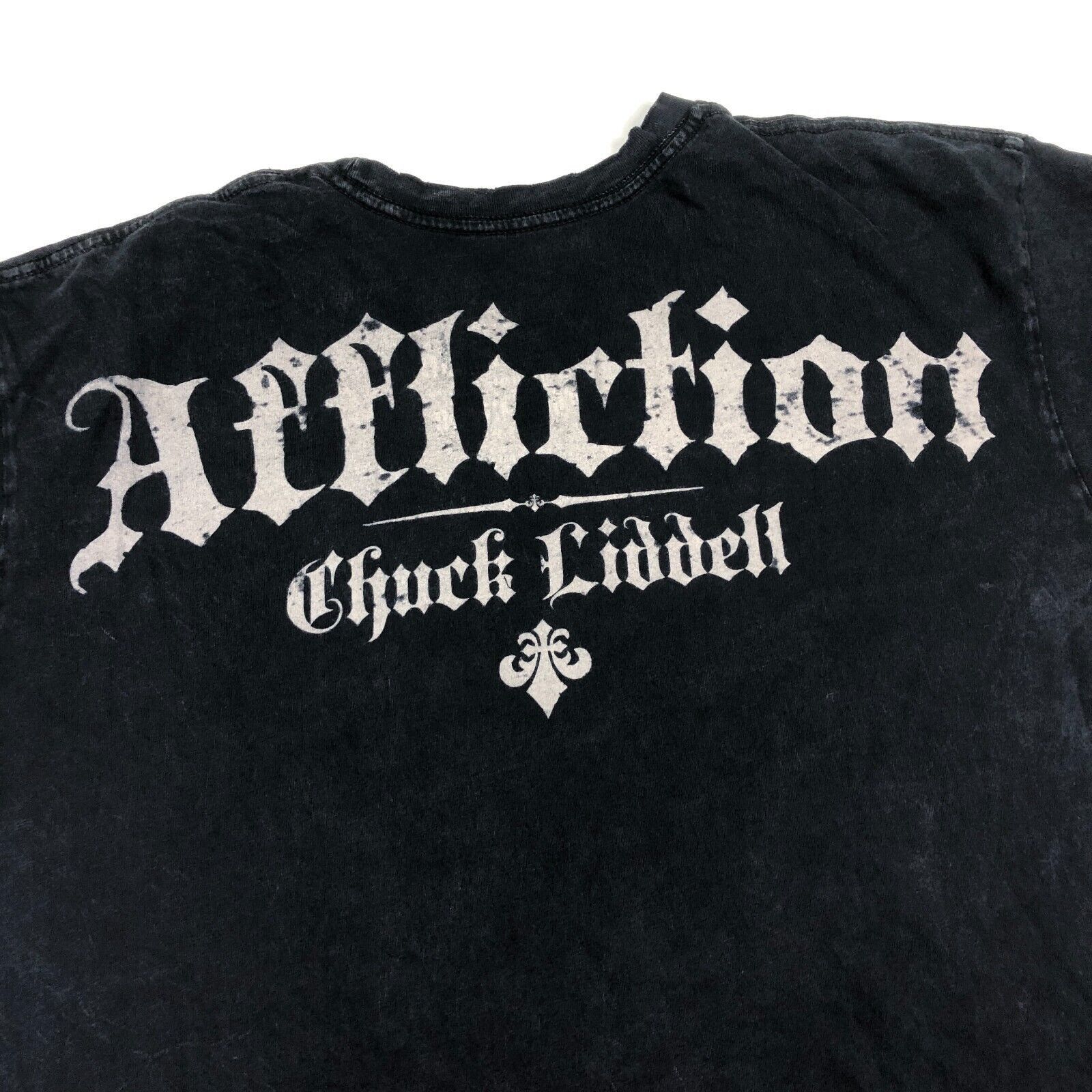 Affliction × UFC × Vintage Affliction Ice Man Chuck Liddell Skull & Wings Tee Size XL Size US XL / EU 56 / 4 - 5 Thumbnail