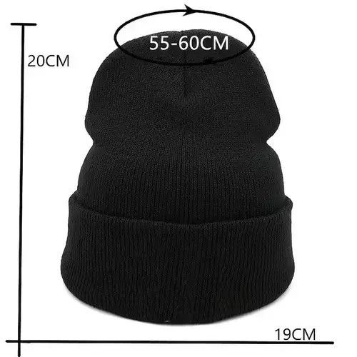 Cartoon Network × Vintage Skull Gesture Knit Beanies Hat for Men Women Size ONE SIZE - 4 Thumbnail