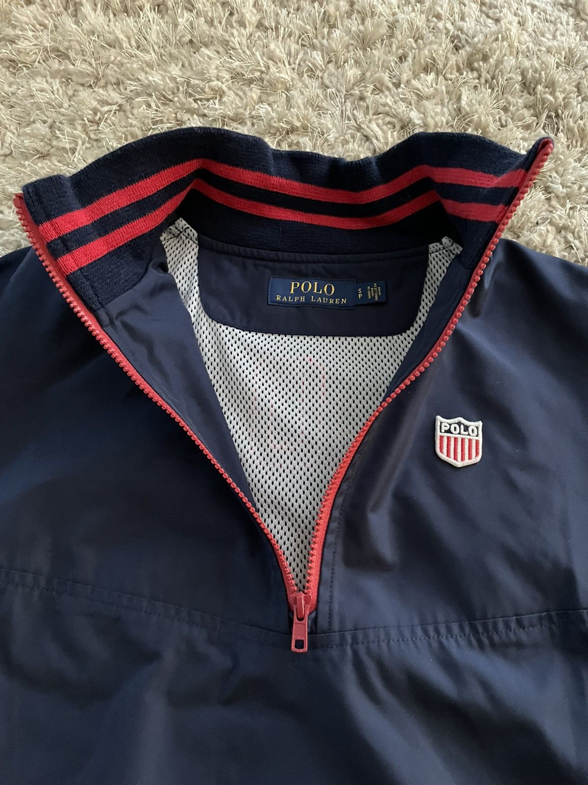 Polo Ralph Lauren Navy Polo Ralph Lauren Rowing 1/4 Zip Size US S / EU 44-46 / 1 - 7 Thumbnail