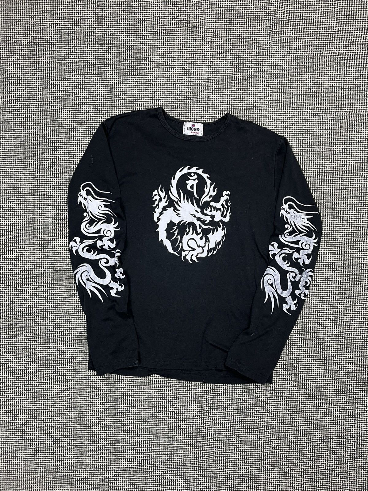 Japanese Brand × Vintage y2k dragon tribal long sleeve t-shirt rave gabber skate Size US L / EU 52-54 / 3 - 1 Thumbnail