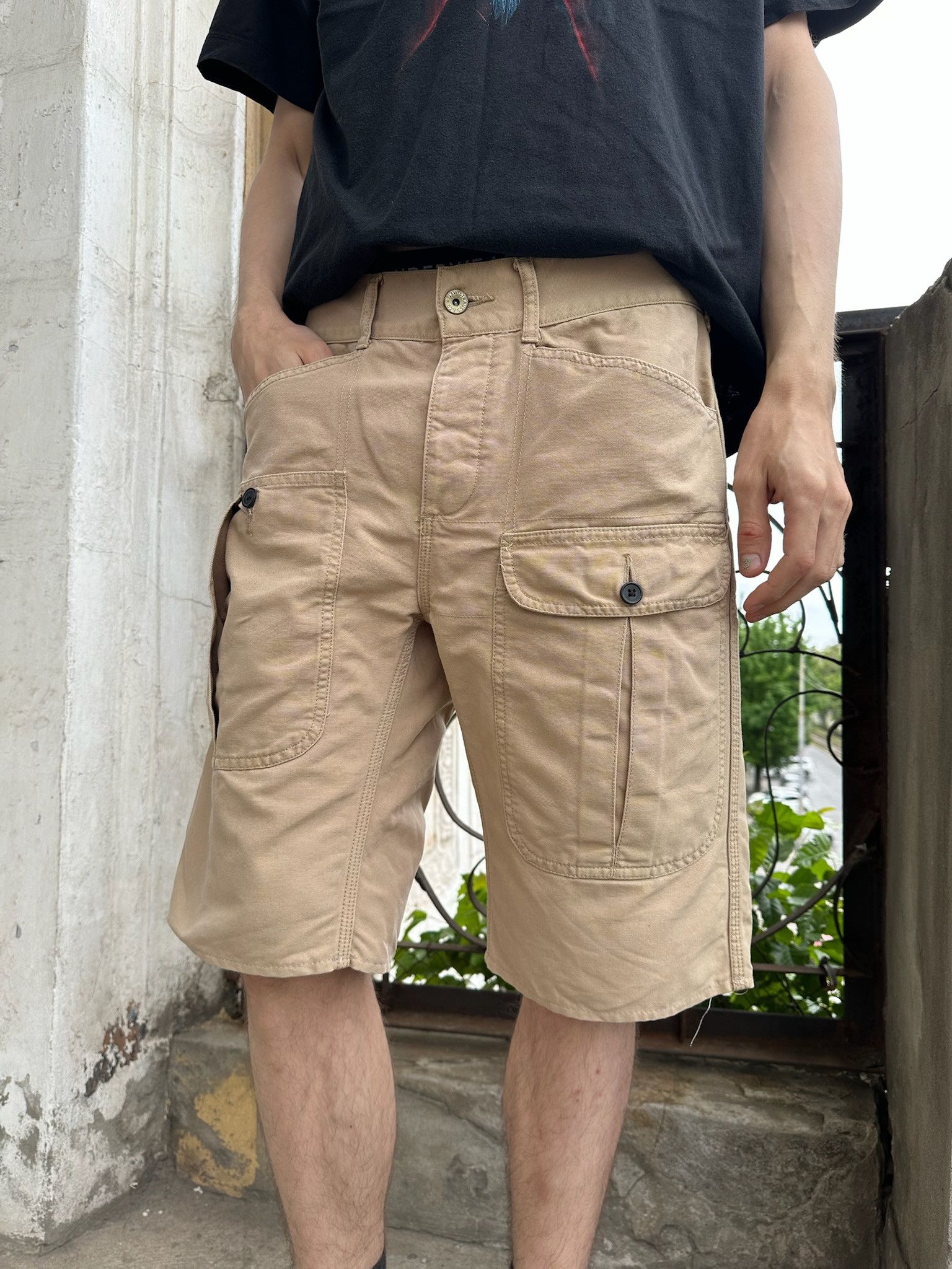 Levi's Levi’s Buckle back Shorts jeans Size US 30 / EU 46 - 2 Thumbnail