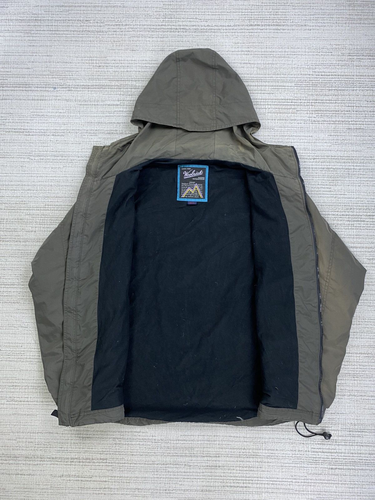 Vintage × Woolrich Woolen Mills Vintage Woolrich Faded Zipper Hoodie Jacket Size US L / EU 52-54 / 3 - 5 Thumbnail