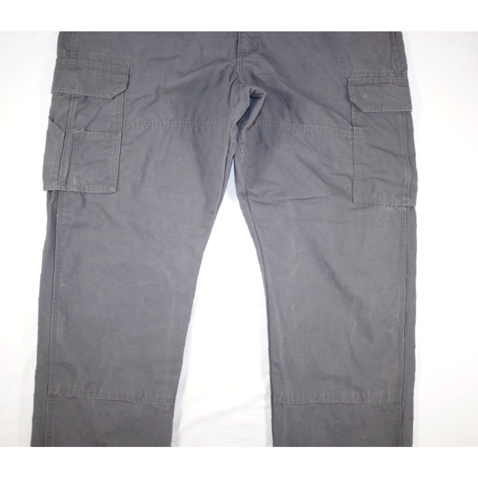 Wrangler Wrangler Workwear Ranger Double Knee Cargo Ripstop Pants Mens 42x32 Gray Size US 42 / EU 58 - 2 Thumbnail