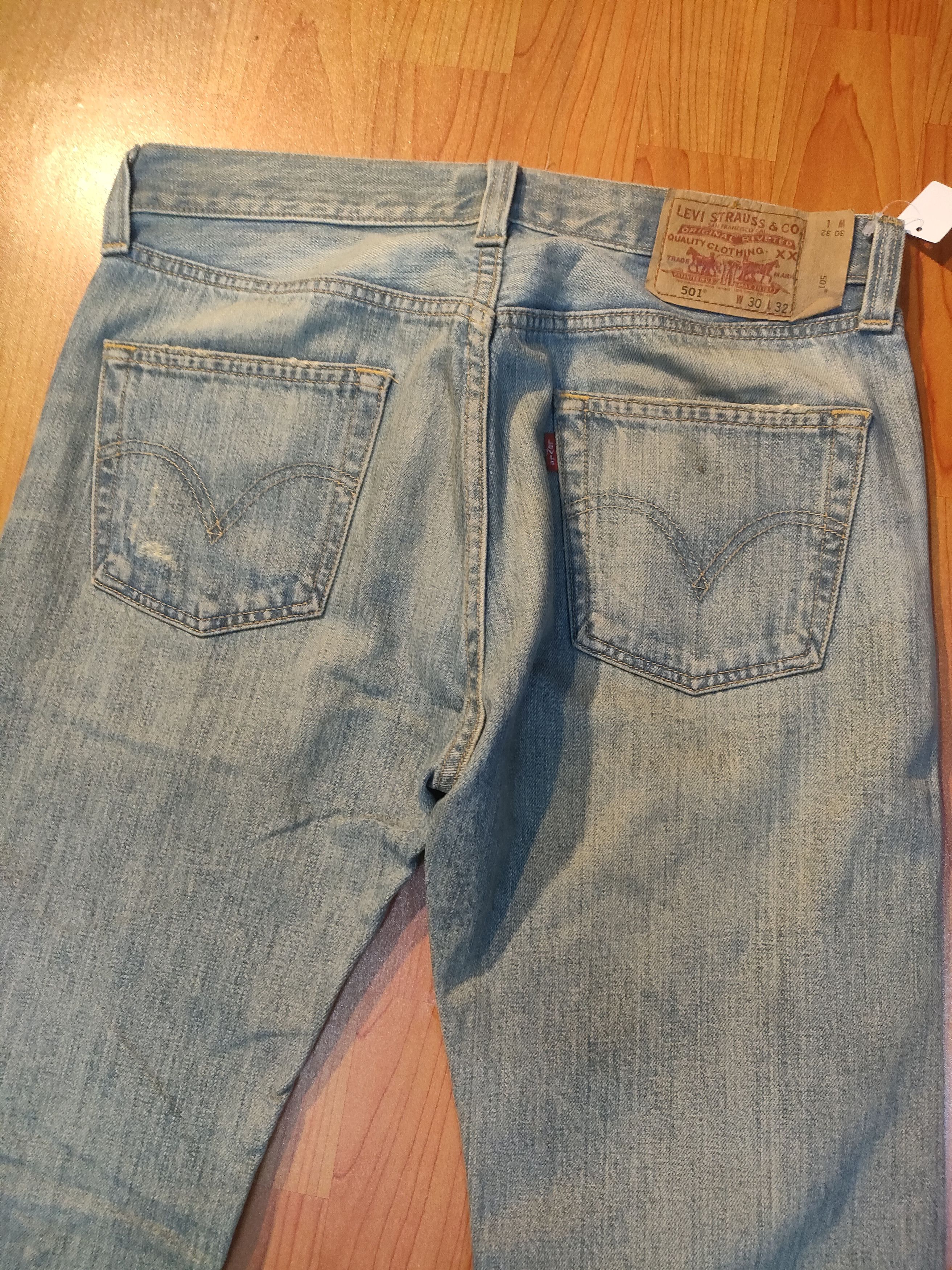 Levi's Distressed Levi's 501 Jeans Size US 30 / EU 46 - 3 Thumbnail
