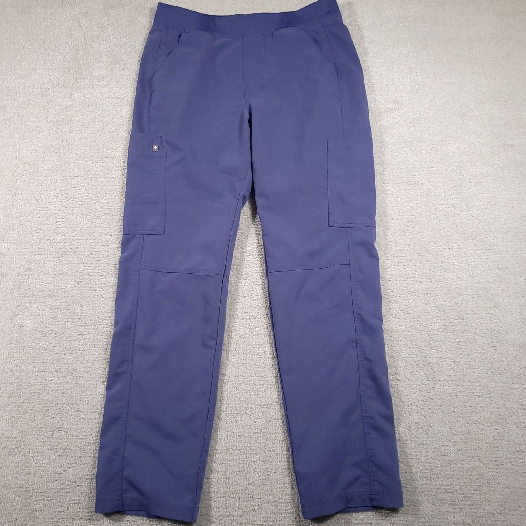 Vintage FIGS Technical Collection Pants Mens Large Blue Cargo Pocket Workwear Scrub Pants Straight Leg Size US 33 - 2 Thumbnail
