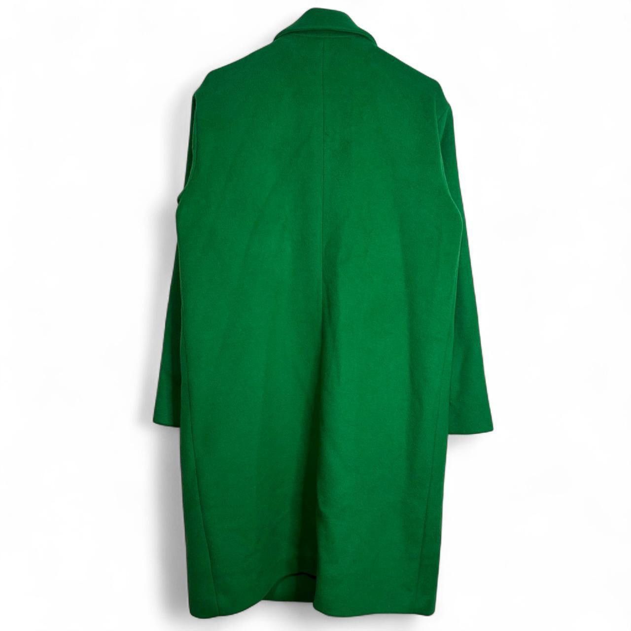 Other Twik Recycled Fibres Wool Blend Green Long Coat Jacket - S Size US S / EU 44-46 / 1 - 7 Thumbnail