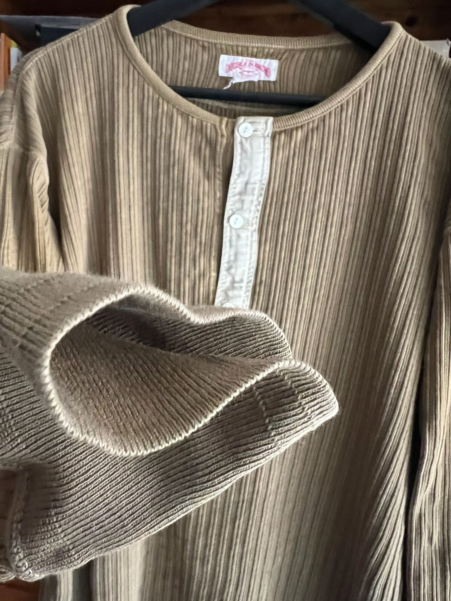 The Real McCoy's The Real McCoy Vintage Henley Long Sleeve T Size US XXS / EU 40 - 4 Thumbnail