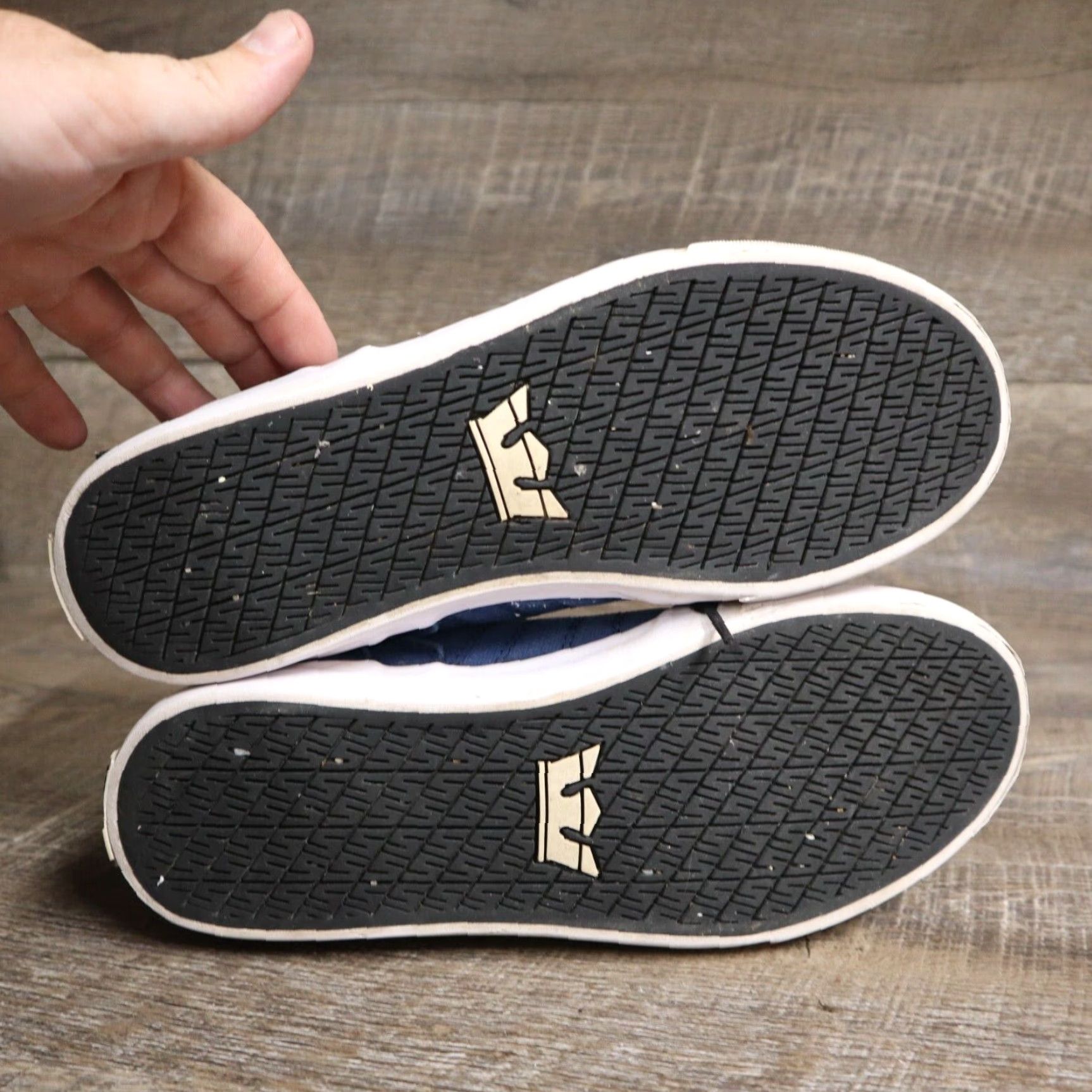 Supra Vintage Supra Skytop Sneakers Men 10 Athletic Black Navy 90s Size US 10 / EU 43 - 6 Thumbnail