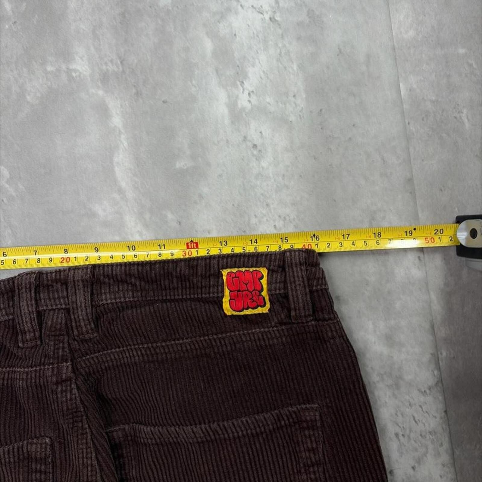 Empyre Y2K Empyre Grunge Corduroy Distressed Baggy Skater Pants Size US 30 / EU 46 - 6 Thumbnail