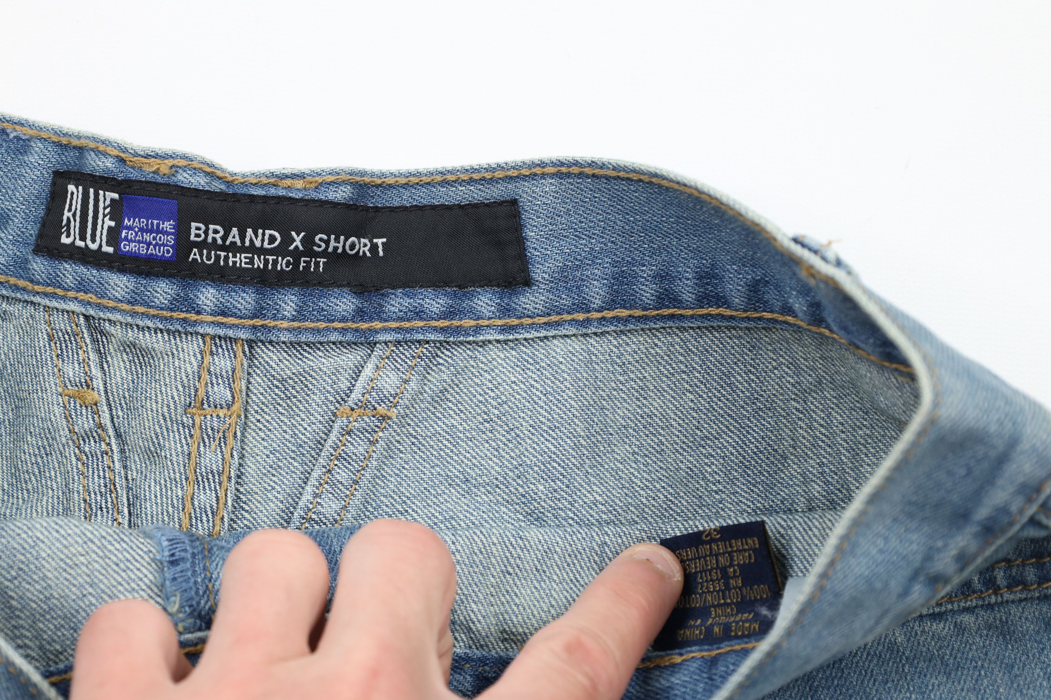 Marithe + Francois Girbaud × Vintage Deadstock Vintage Marithe Francois Girbaud Denim Jean Shorts Size US 32 / EU 48 - 6 Thumbnail