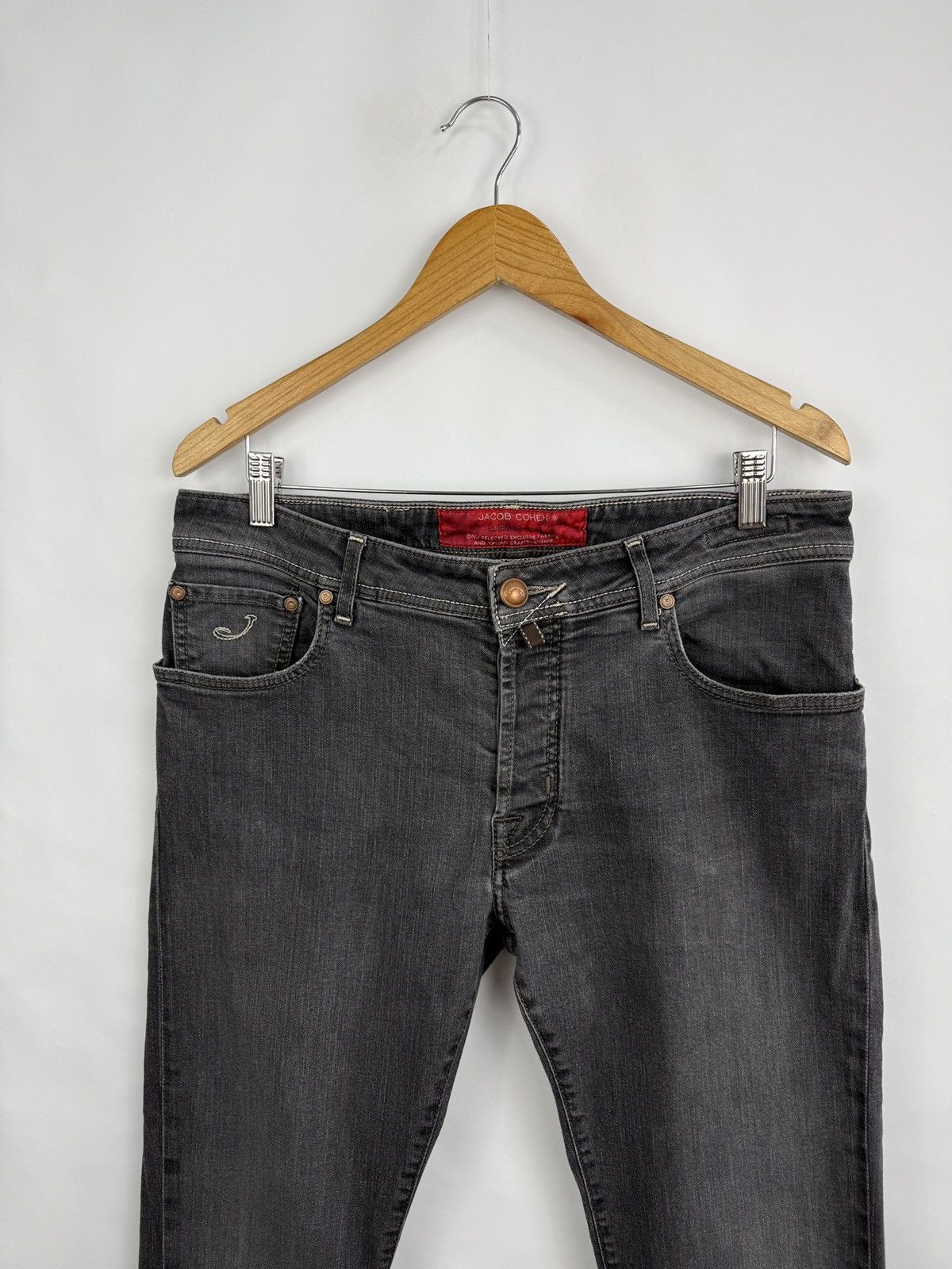 Jacob Cohen 🇮🇹 Jacob Cohen Luxury Denim Tailored Jeans 688 Made in Italy Size US 35 - 5 Thumbnail