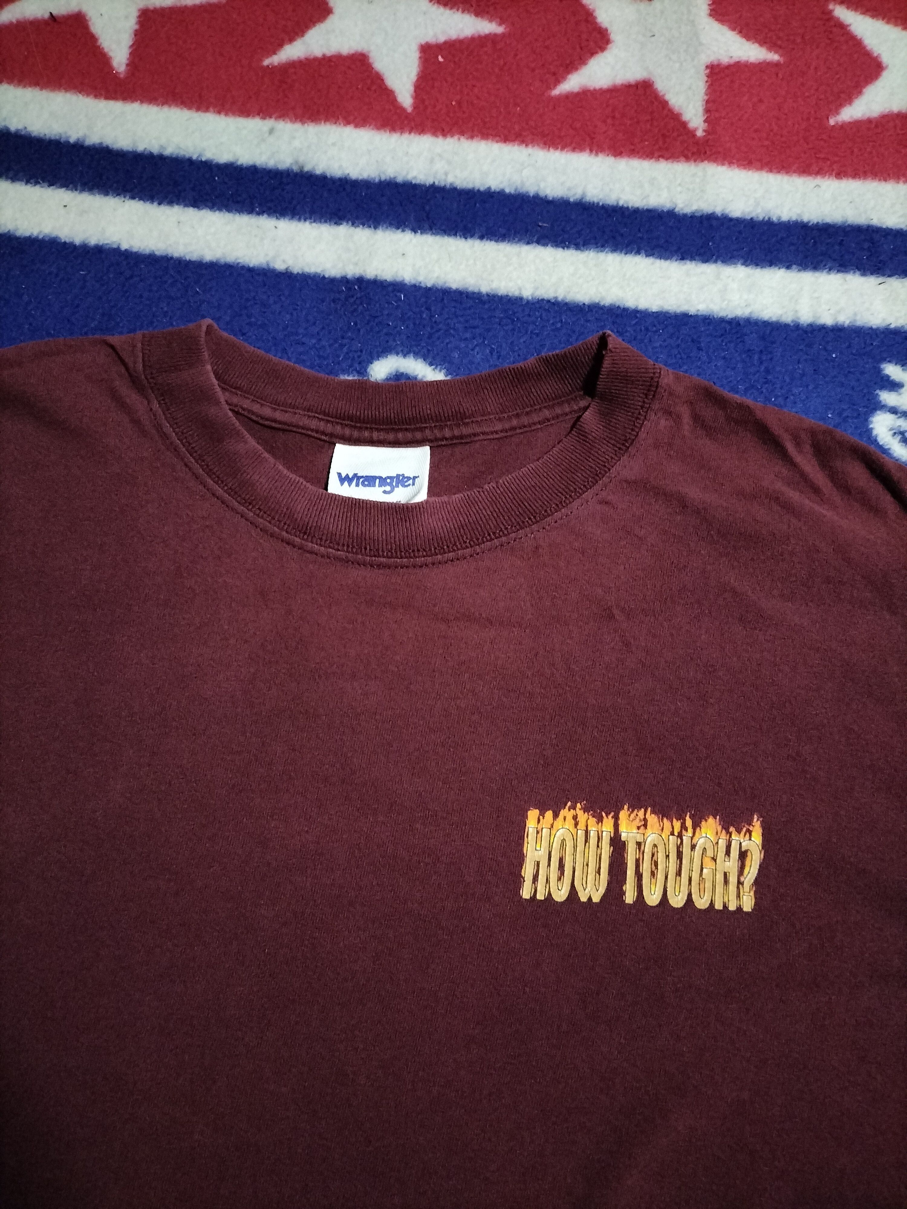 Vintage × Wrangler Vintage Wrangler Rodeo How Tough L/S Fashion Cowboy Size US XL / EU 56 / 4 - 4 Thumbnail
