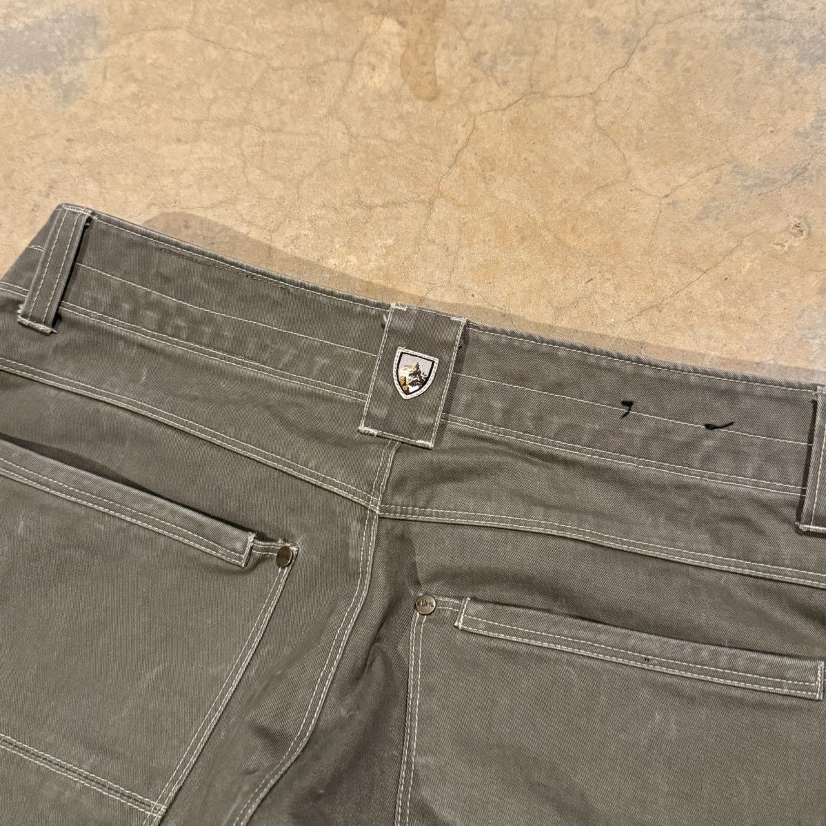 Kuhl Kuhl Vintage Patina Dye Faded Rydr Hiking Pants Gorpcore Size US 31 - 12 Thumbnail