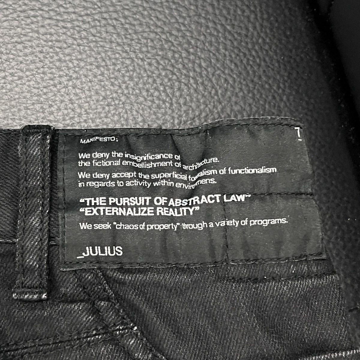 Julius JULIUS 7 SS15 Paneled Skinny Denim Jeans Size US 30 / EU 46 - 10 Thumbnail