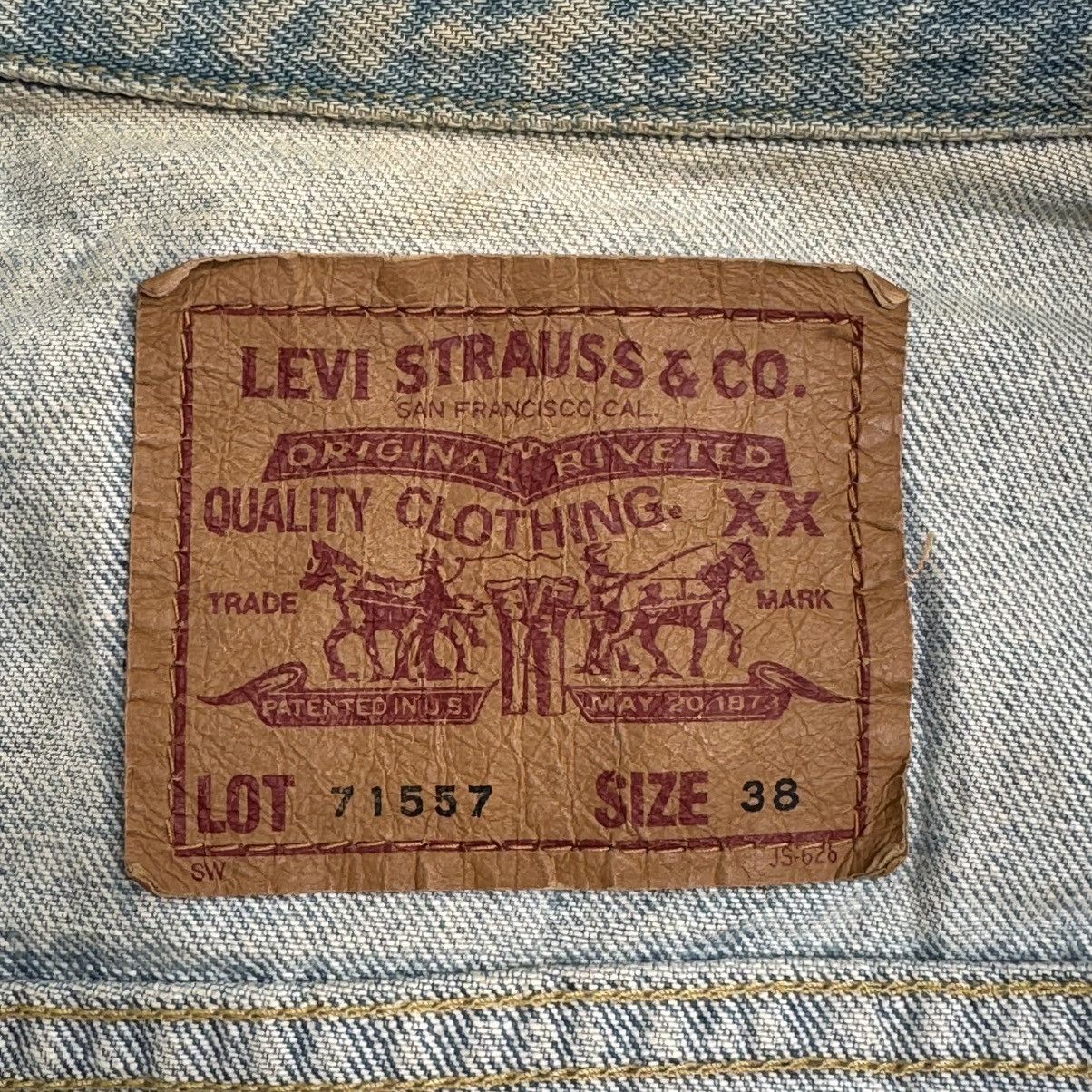 Levi's × Levi's Vintage Clothing Capital E Levis Denim Trucker Jacket Size US M / EU 48-50 / 2 - 12 Thumbnail