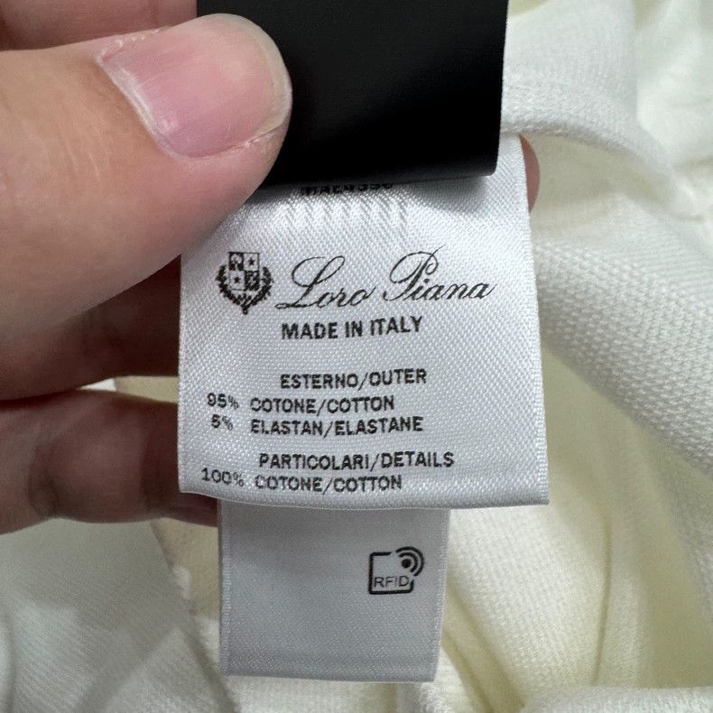 Loro Piana LORO PIANA Striped polo shirt Size US XXL / EU 58 / 5 - 4 Thumbnail