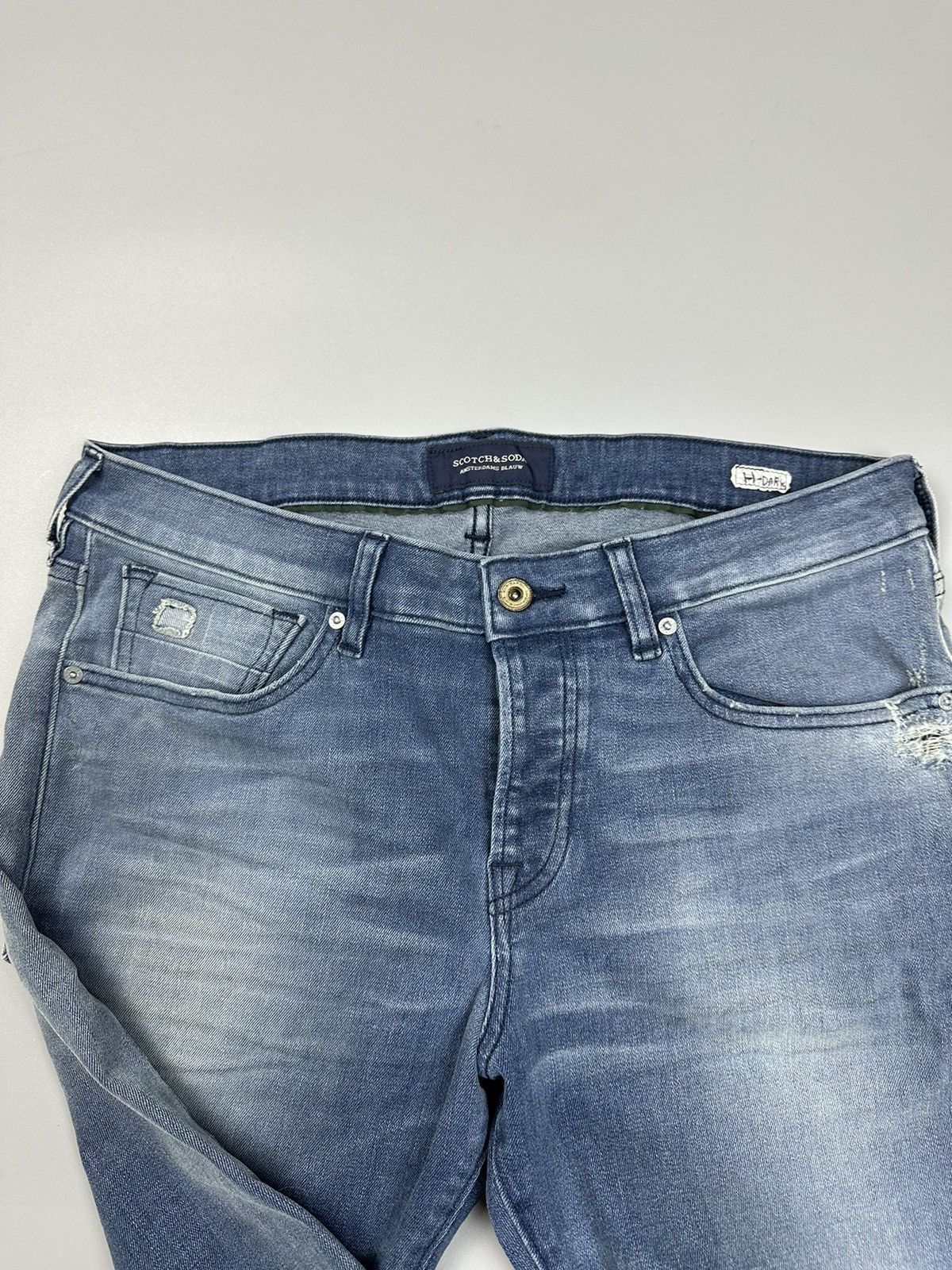 Scotch & Soda Scotch&soda Skinny Stretch Jeans Washed Blue Size US 31 - 4 Thumbnail