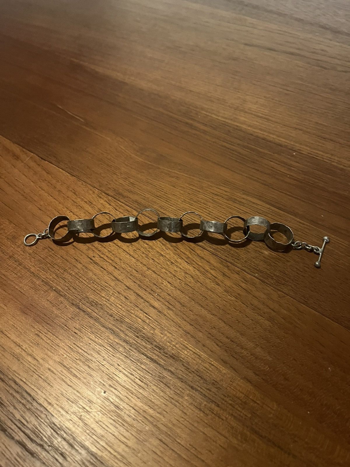 Vintage Handmade Silver Bracelet – Sardinian Artisan Piece Size ONE SIZE - 3 Thumbnail
