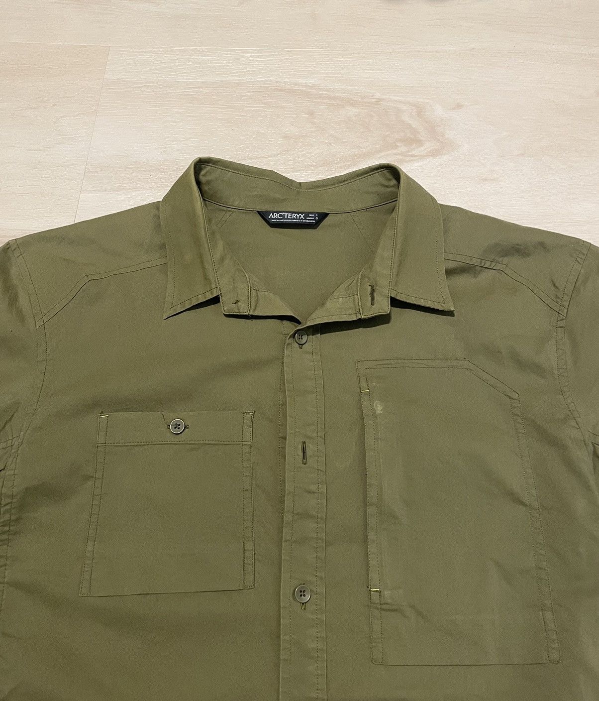 Arc'teryx × Veilance Arc’teryx Short Sleeve Button up Shirt Size US L / EU 52-54 / 3 - 2 Thumbnail