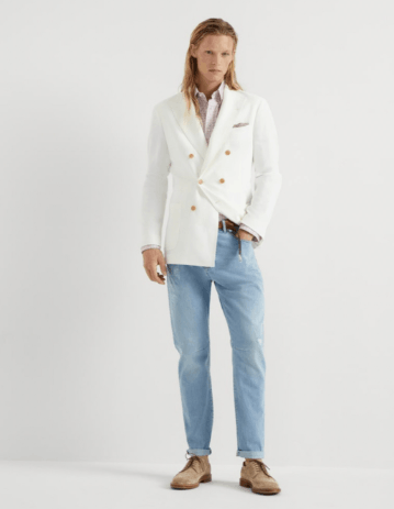 Brunello Cucinelli Denim Pants in Open Blue Size US 30 / EU 46 - 4 Thumbnail