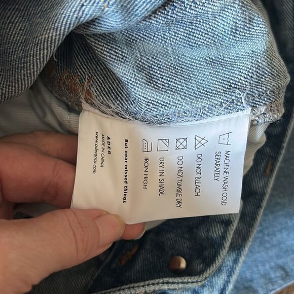 Ader Error 🎀 SSENSE ADER error workch blue jeans straight jeans nwot Size 26" / US 2 / IT 38 - 12 Thumbnail